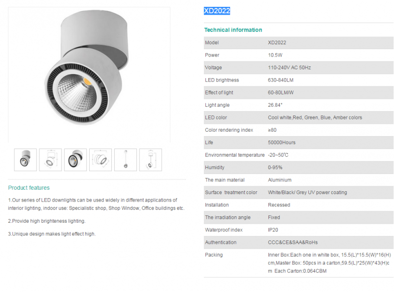 LED DownLighters