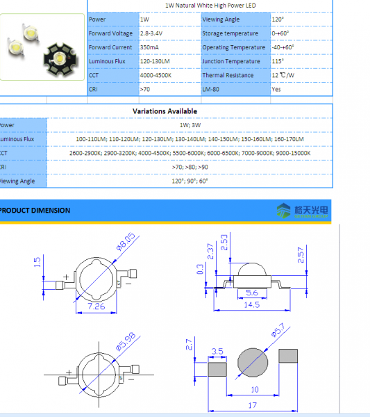 High Power LED