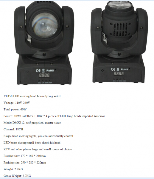 LED Moving Head Light