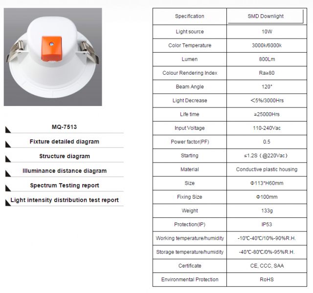 LED DownLighters