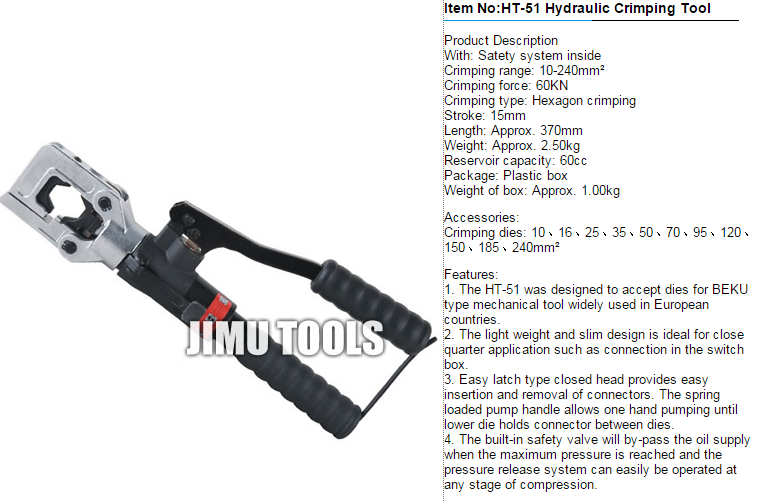 Hydraulic Crimping Tool