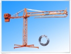 Electric concrete placing boom