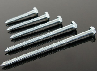 Hex head wood screw