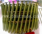 Painted ring coil nail