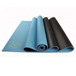 2-TONE PVC YOGA MAT.BLUE