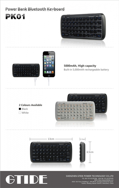 Wireless Bluetooth Keyboard