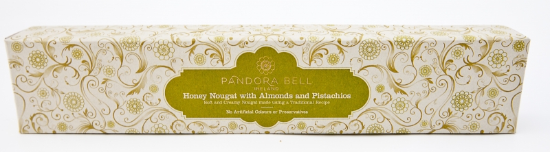 Honey Nougat with Almonds and Pistachios, 100g