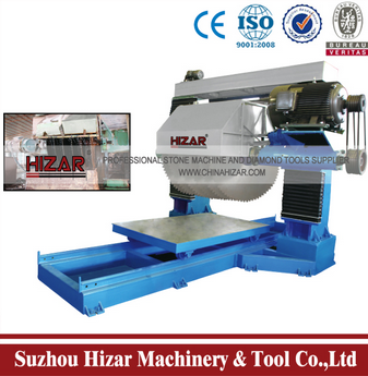 Gantry type efficient multi-blade stone cutting machine