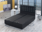Sude Leather Bed Base