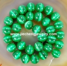 Green Cat's Eye Beads