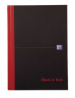 BLACK N' RED A5 A-Z INDEXED MANUSCRIPT BOOK - 96 SHEETS