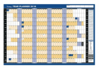 LYRECO MOUNTED LANDSCAPE YEAR PLANNER - 915 X 610MM