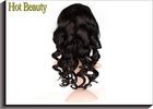Loose Wave Human Hair Front Lace Wigs Natural Hairline , Tangle Free