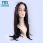 Free Shipping wholesale factory price for 100% human hair full lace wig front lace wig 12“-30