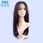 Free Shipping silky straight human hair lace front unprocessed 100% brazilian virgin front lace wig with baby hair