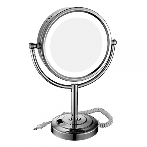 LED table model mirror
