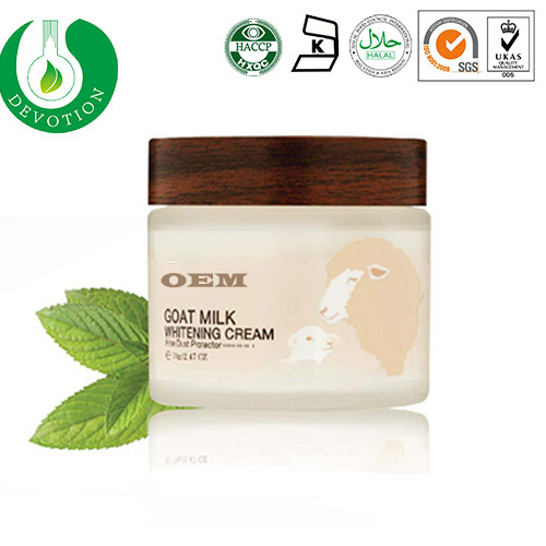 OEM, ODM Natural Goat Milk Face Whitening Cream