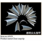 Clear cusp nail tip