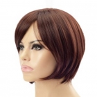 Stylish Chestnut Brown Bob Ladies Synthetic Wiglet
