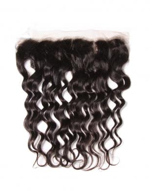 Brazilian Water Wave Lace Frontal Human Hair 13x4 Free Part