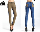 Wonmen Elastic Top Jeans-23273