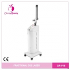 Vertical fractional co2 laser for scar removal