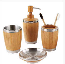 Bamboo accessories set