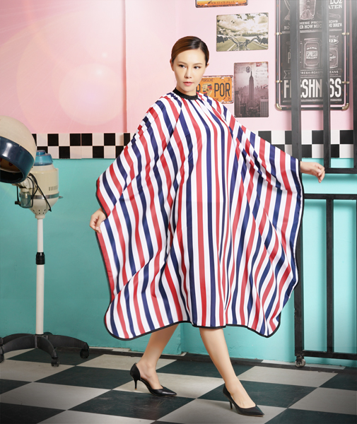 SMARTHAIR original high-end retro red, white and blue cloth