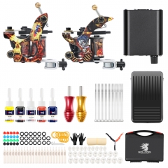 Solong Tattoo Professional Beginner 2 Pro Machine Tattoo gun Kit