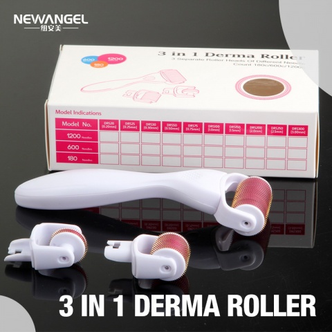 3 in 1 derma roller effective skin facial rejuvenation BM31