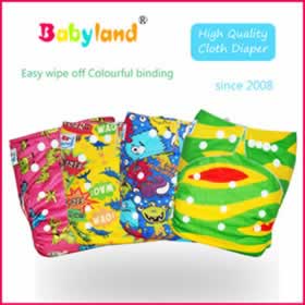 Babyland cloth diaper reusable diapers baby washable cloth diapers