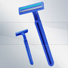 Twin blade disposable shaving razor