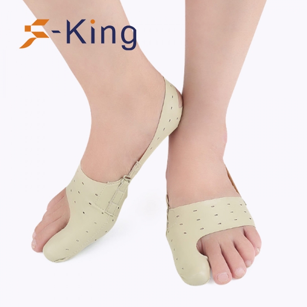 Bunion Pain Relief Hallux Valgus Correction , Leather Hallux Valgus Orthotic Belt for Thumb