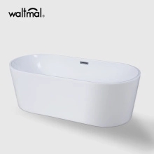 Sensuality Double Ended Narrow Edge Bathtub in White