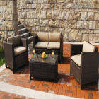 rattan sofa set (UNT-R-187)