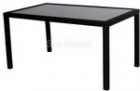 rattan glass table(WT-6071_150X90 )