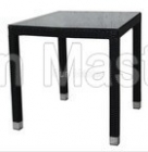 rattan glass table(WT-6071B-80X80 )