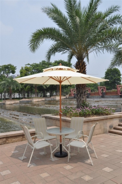 Outdoor Double Tops Iron Umbrella (JS-C14 )