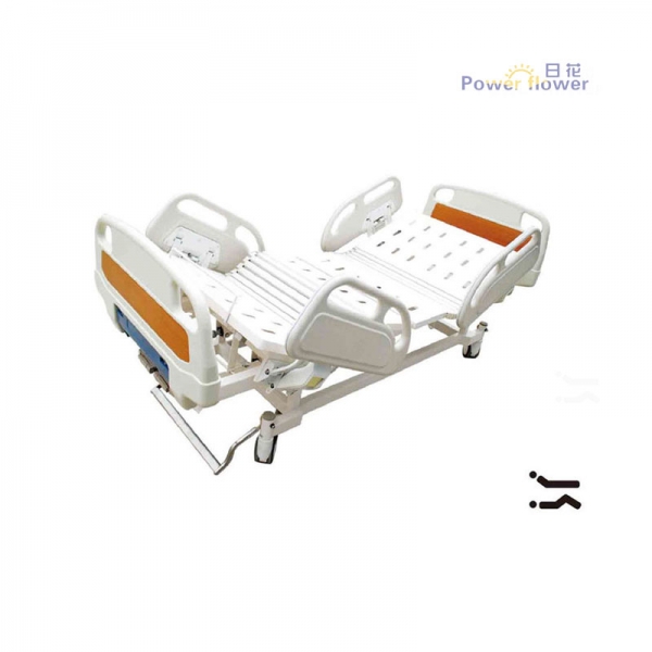 Double shakes monitoring bed with luxurious PE bed head and guardrail(A7)