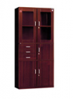 Red Wood Grain Series Imitation Wood Steel Cabinet (MD05)