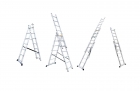 Aluminum combination ladder