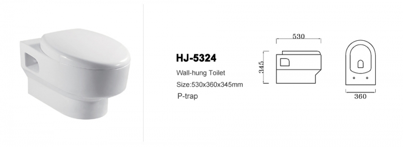 Wall-hung Toilet（HJ-5324）