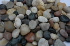 Mixed polished pebbles