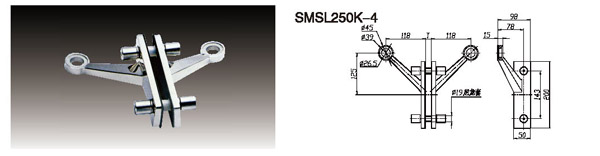 Stainless Steel Spider(SMSL250K-4)