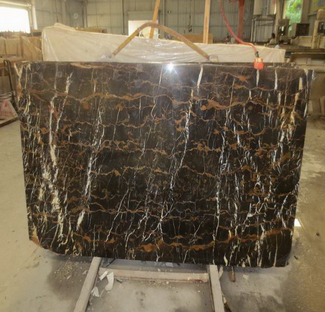 Polished Afghan Portoro Marble