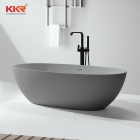 Hot Selling Artificial Stone Solid Surface Freestanding Soaking Bathtub