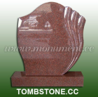 Imperial Red Granite Tombstone (MH-404)