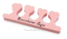 Pink Heart Shaped Toe Separators