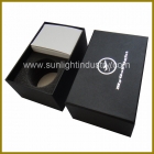 black gift box with foam insert
