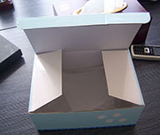 Corrugated carton box